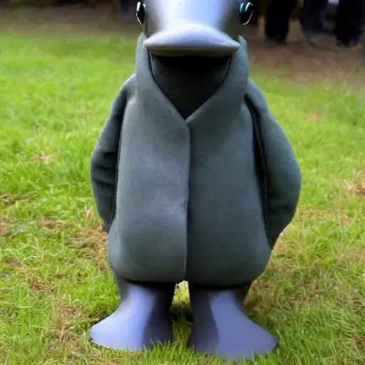 Platypus in a suit, Rembramdt style