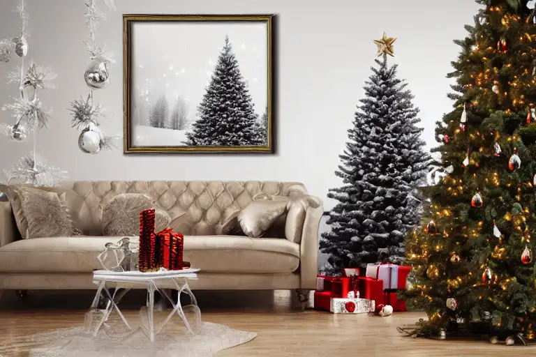 x-mas tree gifts large room

, photo realism