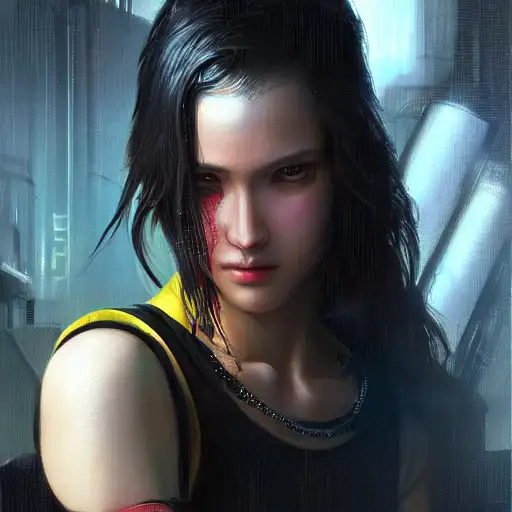 in the style of romanticism, high quality photo, very inspirational, cyberpunk 2 0 7 7, storybook, proportional body, tsutomu niehi, highly detailed oil painting, art by ross tran, beautiful highly detailed face