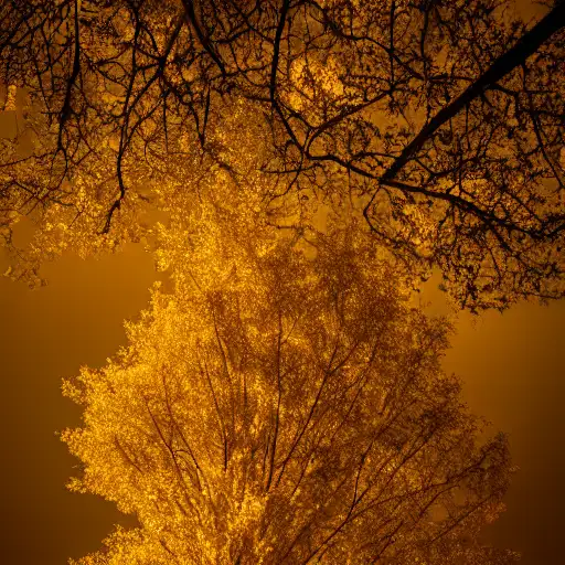 Golden tree, HQ photography